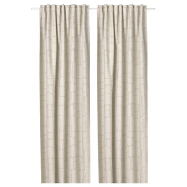 LÖNNSTÄVMAL, block-out curtains 1 pair, 145x300 cm, 705.563.74