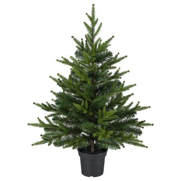VINTERFINT, τεχνητό χριστουγεννιάτικο δέντρο σε γλάστρα εσωτερικού/εξωτερικού χώρου, 15 cm, 706.095.51