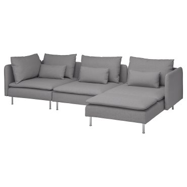 SODERHAMN, 4-seat sofa with chaise longue, 794.521.12