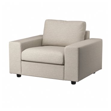 VIMLE, armchair with wide armrests, 794.771.79