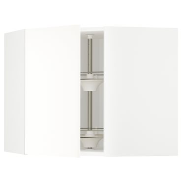 METOD, γωνιακό ντουλάπι τοίχου με καρουζέλ, 68x60 cm, 795.073.98