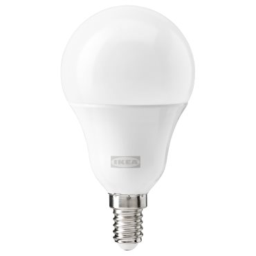 TRÅDFRI, LED bulb E14 806 lumen/wireless dimmable colour and white spectrum/globe, 805.474.64