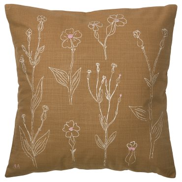 AKERNEJLIKA, cushion cover/ embroidery, 50x50 cm, 805.701.76