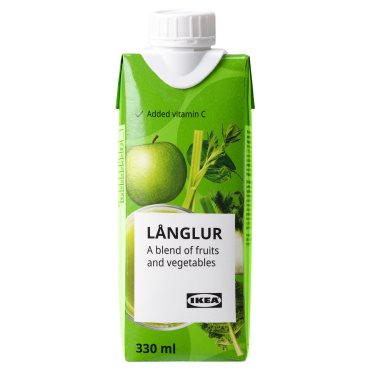 LANGLUR, χυμός μήλου/σέλινο σπανάκι 330 ml, 805.805.85