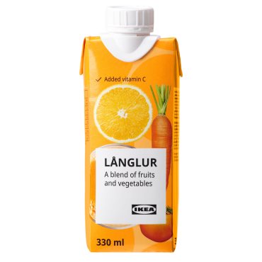 LANGLUR, χυμός πορτοκάλι/καρότο 330 ml, 805.805.90