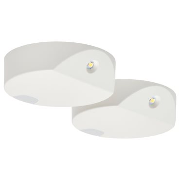 GÖMPYSSLING, lighting with built-in LED light source and sensor/battery-operated, 7 cm, 806.023.75