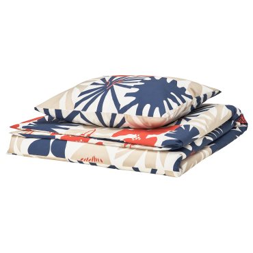 HYLSNEJLIKA, duvet cover and pillowcase, 150x200/50x60 cm, 806.055.24