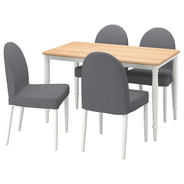 DANDERYD/DANDERYD, τραπέζι και 4 καρέκλες, 130x80 cm, 894.839.43
