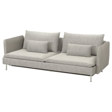 SÖDERHAMN, 3-seat sofa-bed with armrests, 895.800.67