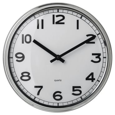 PUGG, ρολόι τοίχου χαμηλής τάσης, 32 cm, 905.408.53