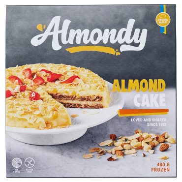 ALMONDY, almond cake frozen, 400 g, 905.743.91