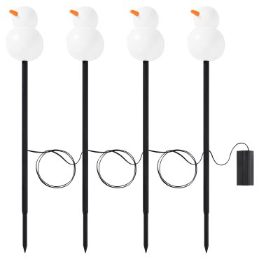 STRÅLA, stick with built-in LED light source/battery-operated/outdoor, 905.825.17