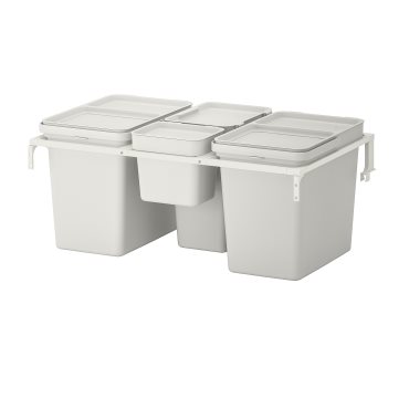 HALLBAR, waste sorting solution for METOD kitchen drawer, 55 l, 993.096.94