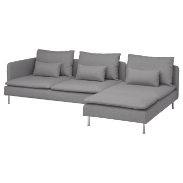 SODERHAMN, 4-seat sofa with chaise longue and open end, 994.521.11