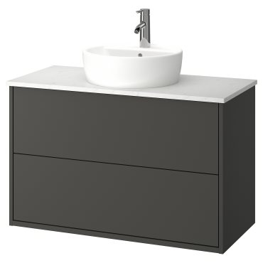 HAVBACK/TORNVIKEN, wash-stand with drawers/wash-basin/tap, 102x49x79 cm, 995.215.72