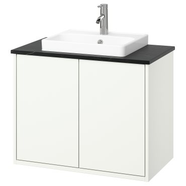 HAVBACK/ORRSJON, wash-stand with doors/wash-basin/tap, 82x49x71 cm, 995.299.74