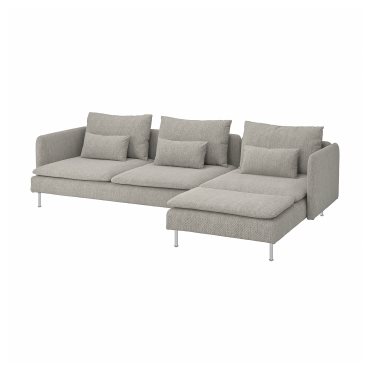 SÖDERHAMN, 4-seat sofa with chaise longue, 995.344.28