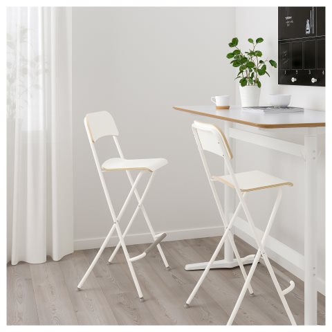 FRANKLIN, σκαμπό μπαρ με πλάτη, πτυσσόμενο, 904.048.79 - IKEA Κύπρος FRANKLIN, σκαμπό μπαρ με πλάτη, πτυσσόμενο, 904.048.79