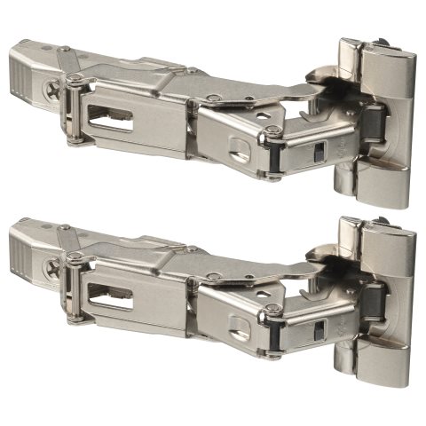 UTRUSTA, hinge with built-in damper for kitchen, 2 pack, 104.272.62