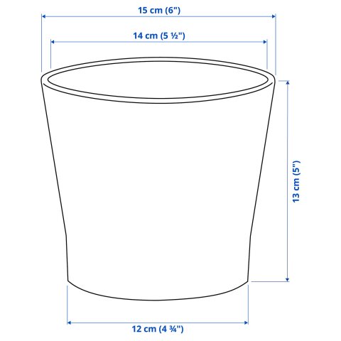 PAPAJA, κασπό, 504.216.87 - IKEA Κύπρος PAPAJA, κασπό, 504.216.87