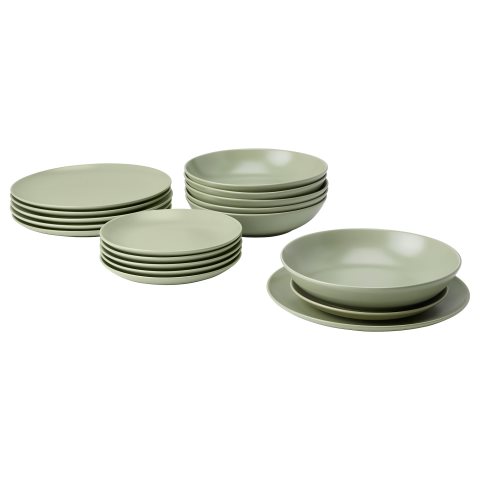 FÄRGKLAR, 18-piece service/matt, 005.647.06
