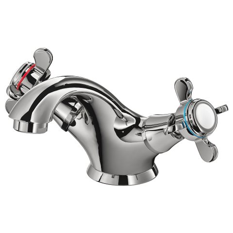 RUNSKÄR, wash-basin mixer tap with strainer, 502.621.22