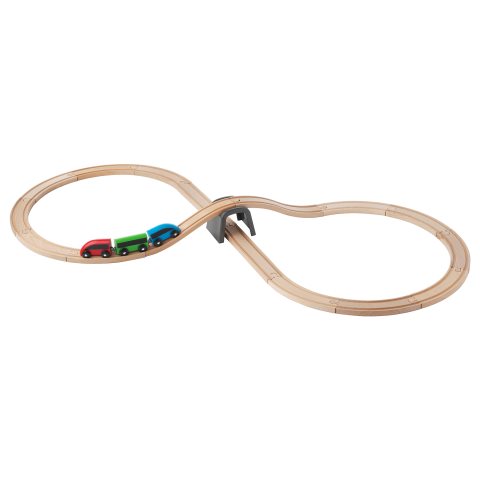LILLABO, 20-piece basic train set, 003.200.54