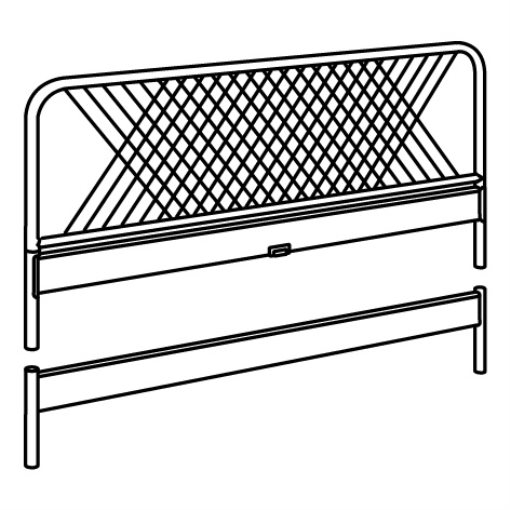 NESTTUN, head and footboard, 003.306.56