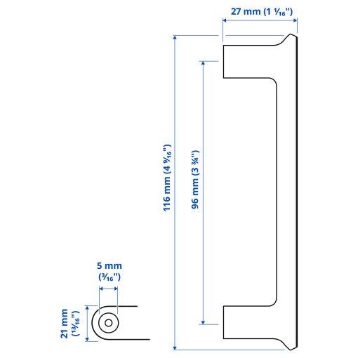 GUBBARP, handle, 2 pack, 003.364.32