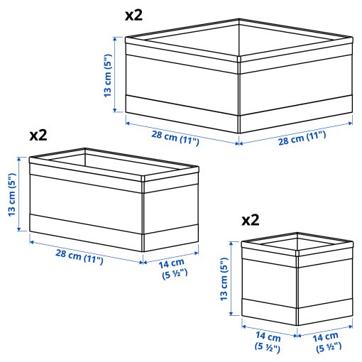 SKUBB, box, set of 6, 004.285.49