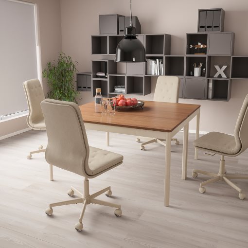 MULLFJÄLLET, καρέκλες συνεδρίων με ροδάκια, 004.724.91