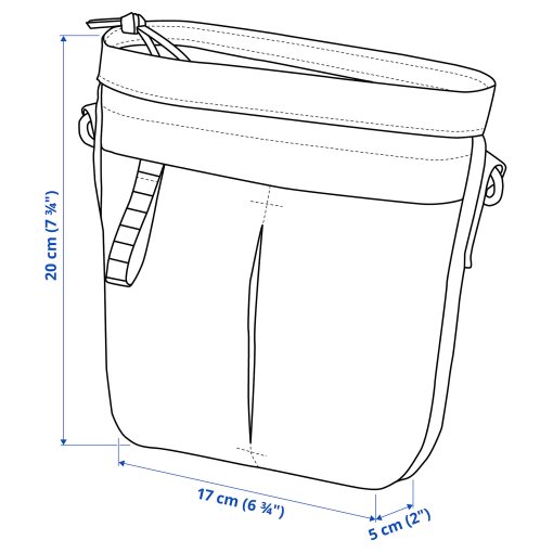 VÄRLDENS, crossbody bag, 2 l, 004.879.11