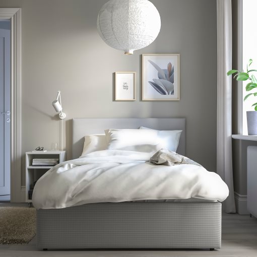 GLADSTAD, κρεβάτι με επένδυση, 120x200 cm, 004.904.47