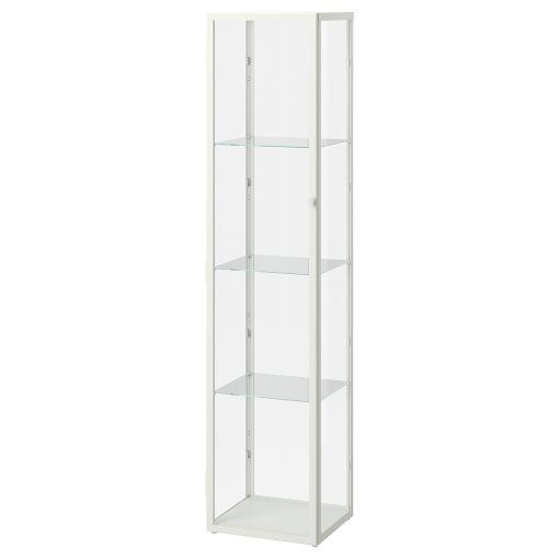 BLÅLIDEN, glass-door cabinet, 35x32x151 cm, 005.012.43