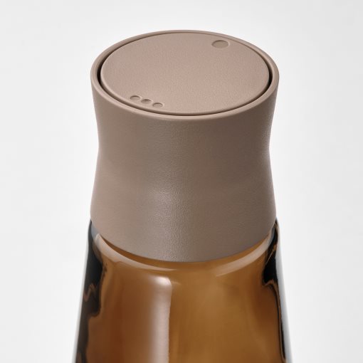 HALVTOM, salt and pepper shakers/glass/2 pack, 12 cm, 005.234.43