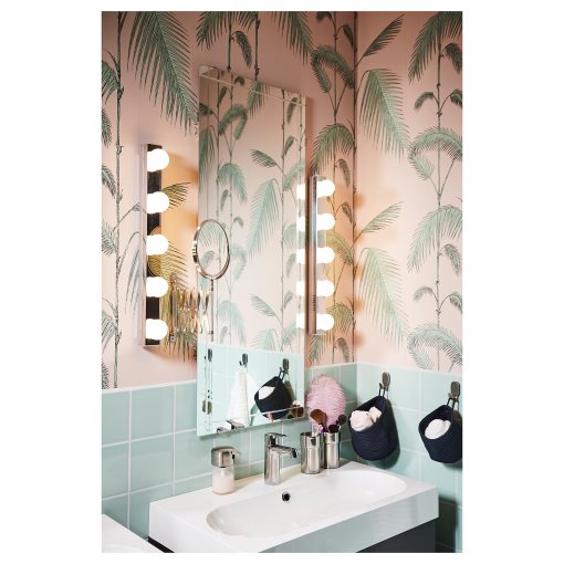 LEDSJÖ, φωτιστικό τοίχου με ενσωματωμένο φωτισμό LED, 005.297.94