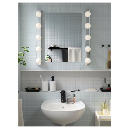 LEDSJÖ, φωτιστικό τοίχου με ενσωματωμένο φωτισμό LED, 005.297.94