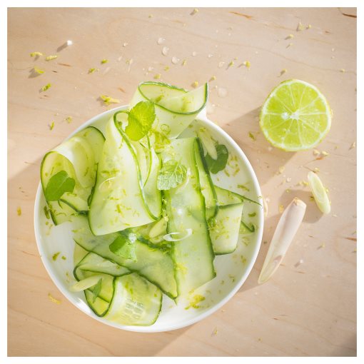 ÄDELTUJA, scented tealight/cucumber & lime 30 pack, 3.5 hr, 005.480.47