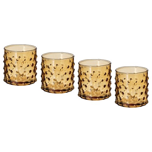 HUTLÖS, tealight holder 4 pack, 6 cm, 005.482.26