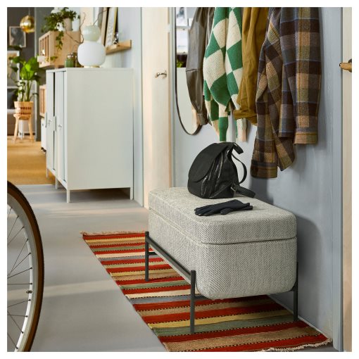 VALTORP, bench with storage, 103 cm, 005.623.40