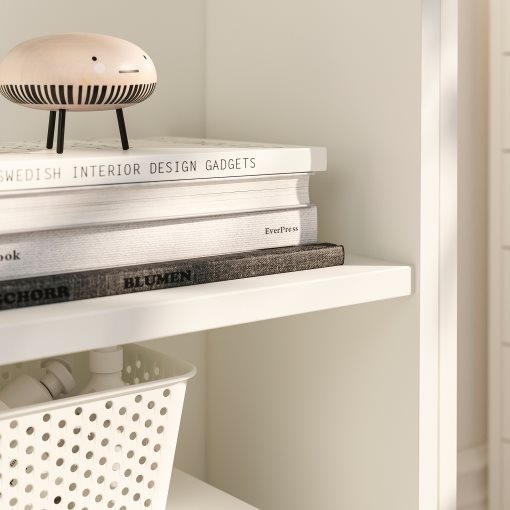 BILLY, bookcase with foldable table, 80x33/112x106 cm, 005.797.55