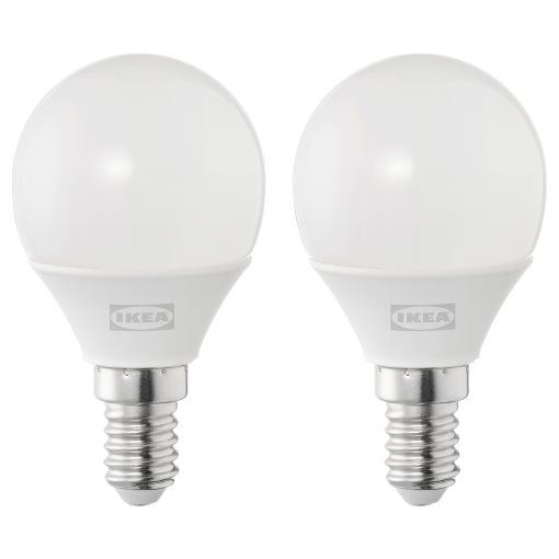 SOLHETTA, LED bulb E14 250 lumen/globe, 005.839.84