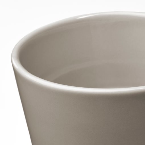 KLOTLÖNN, plant pot with saucer/in/outdoor, 9 cm, 005.840.02