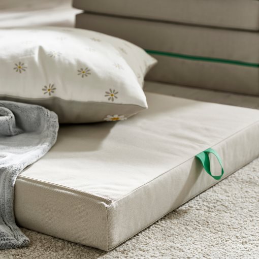 SLÄKT, pouffe/mattress, foldable, 005.903.57