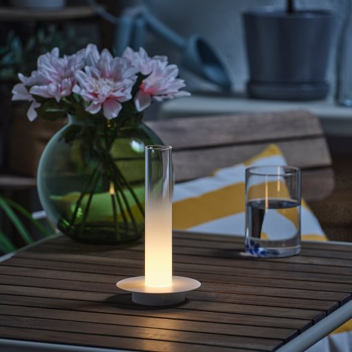SOLVINDEN, table lamp/battery-operated, 20 cm, 005.939.97