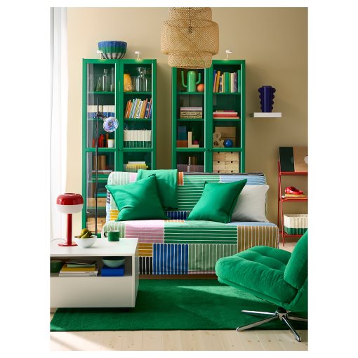 BILLY, bookcase with glass-doors, 80x30x202 cm, 005.949.25