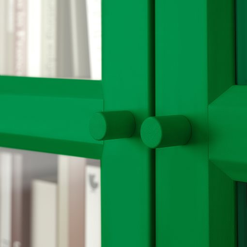 BILLY, bookcase with glass-doors, 80x30x202 cm, 005.949.25