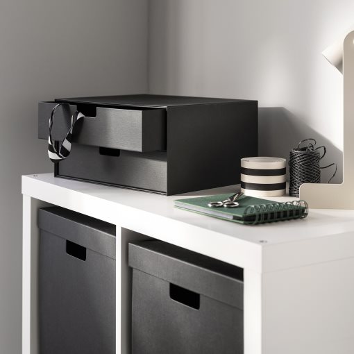 FJÄDERHARV, mini chest with 2 drawers, 32x25 cm, 005.968.92