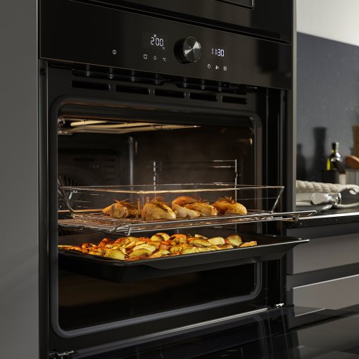 SPJUTBO, φούρνος με αερόθερμο και πρόσθετη λειτουργία ατμού/γκριλ/ IKEA 500, 006.002.76