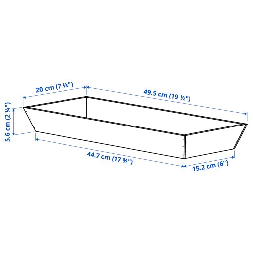 UPPDATERA, utensil tray, 20x50 cm, 006.181.01